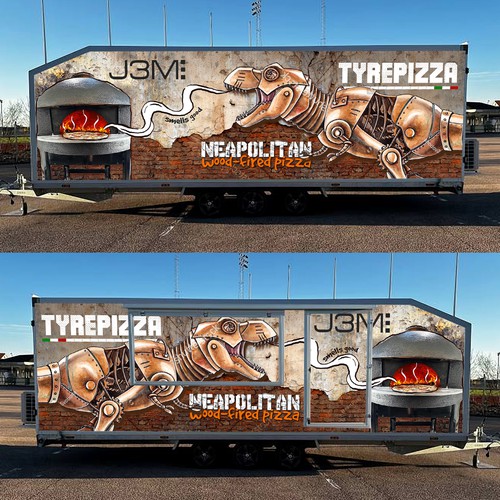 PIZZA trailer - be creative! Design von Rockyman