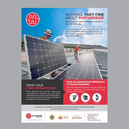 Design a Unique Solar Print Ad That Will Stand Out Diseño de Dzine Solution