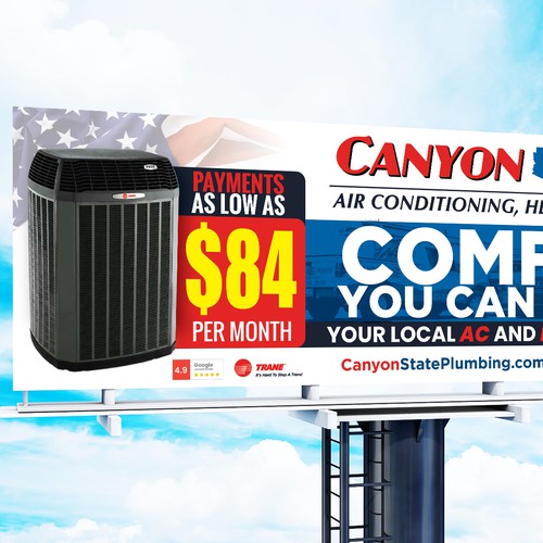 Design An Eye-Catching Billboard For An HVAC Company Design by GrApHiC cReAtIoN™