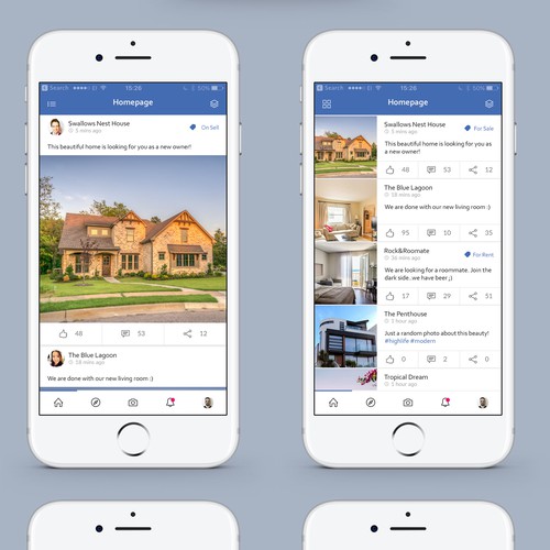  Design  an Instagram for sharing  and selling your home  