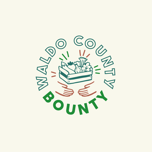 99nonprofits winner - Design a fresh, active logo for a nonprofit fighting hunger with locally grown foods in Maine. Design by Ameline Studio