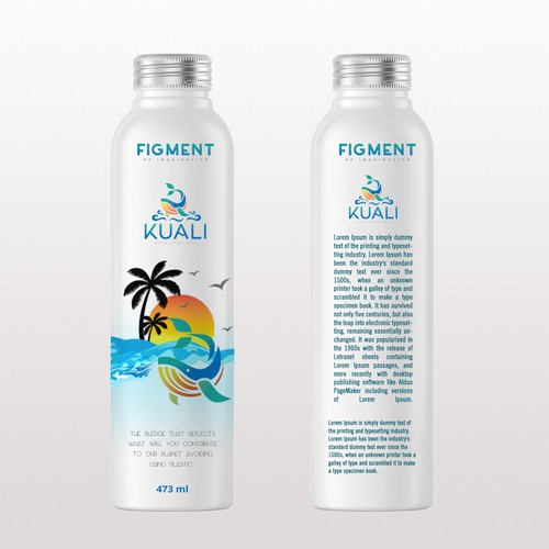 Water bottle design!! Lets be disruptive and elegant Design by Creative- Jiniya.