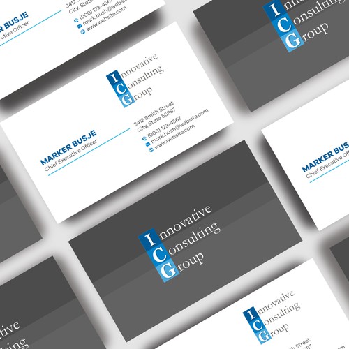 Design di ICG Business Cards di Shila Rani Das