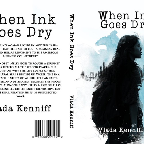 When Ink Goes Dry Book Cover Design Book cover contest