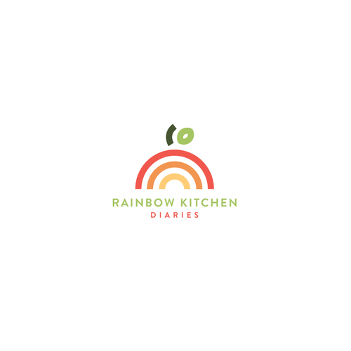 Create an elegant rainbow-based logo for new food blog Design by LisalyG