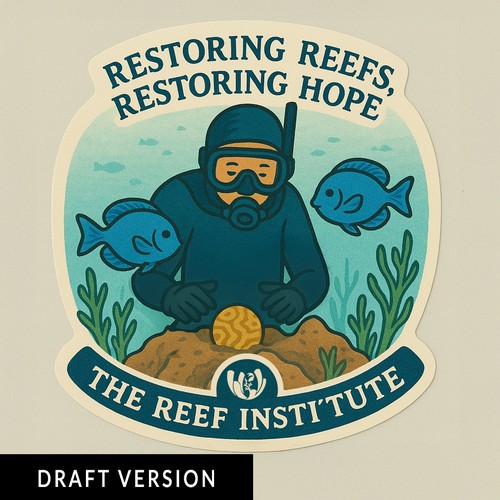"Sticker Design for Coral Conservation!" winning Sticker by Birdy.