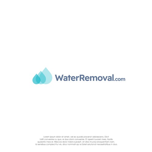 Logo Design For Water Damage Company Réalisé par oakbrand™