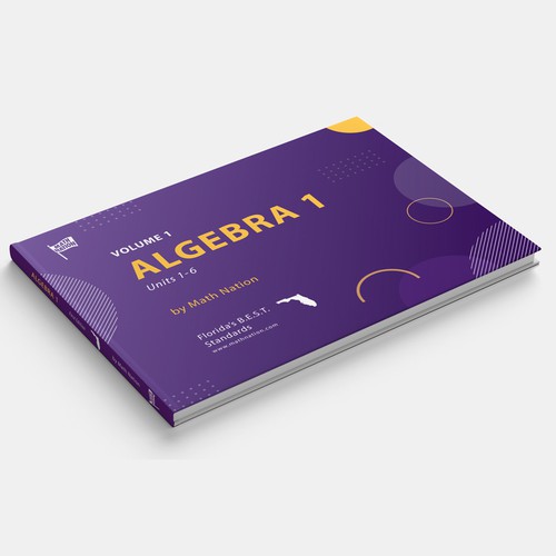 Designs Math Nation Algebra 1 Book Cover Contest