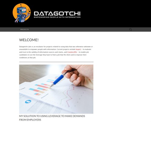 Clear, but cute, logo for a democratizing software movement Design by R O B