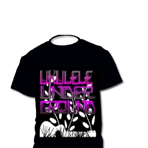 T-Shirt Design for the New Generation of Ukulele Players Diseño de drielyn15