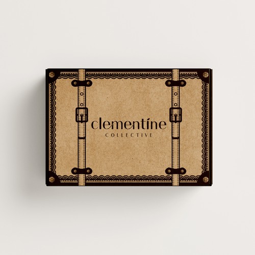 Designs Design a shipping box that looks like vintage luggage for