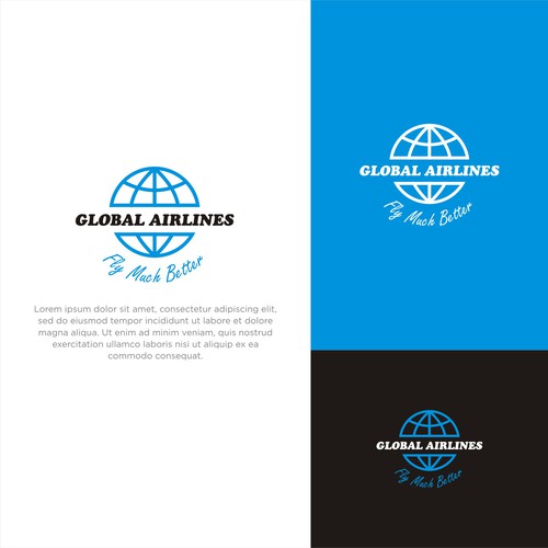 Take off! A Brand New Global Airline logo! Design by Hafiz29