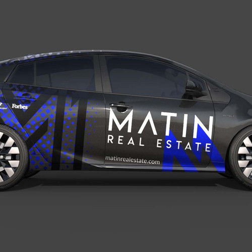 Luxury Real Estate Firm Prius Wrap Design by Andrei Sandu