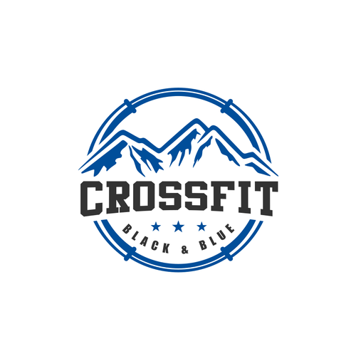 CrossFit Black & Blue -logo design Design by sriredjeki