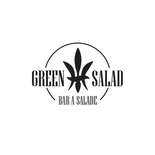 GREEN SALAD need his logo Design by Jamuga