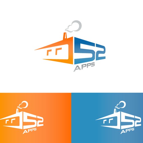 Logo Design - 52 Apps, Mobile App Developers Diseño de oceandesign