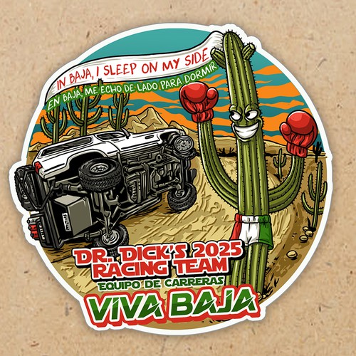Design gagnant sur "Old 90s Ford Bronco Crashed on a Cactus in Mexican Baja 1000 Race"