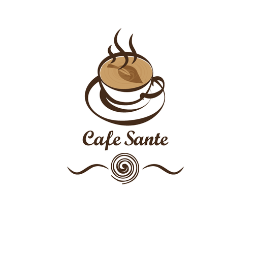 Create the next logo for "Cafe Sante" organic deli and juice bar Diseño de sethel