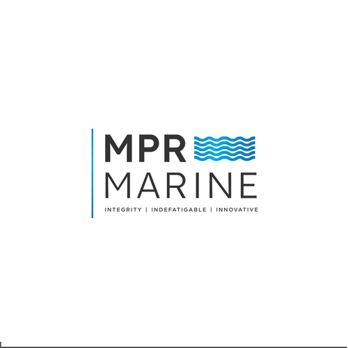 A Logo for a young, fresh, but with a nod to tradition, Maritime Consulting and Support Company. Design by pecas