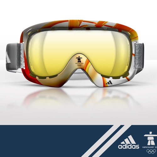 Design adidas goggles for Winter Olympics Design by r u n e