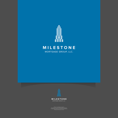 Milestone Mortgage Logo Design by dhery™