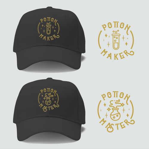 Magic whimsy and hip hop hat design for a urban coffee shop