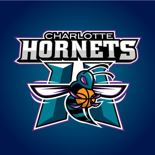 Community Contest: Create a logo for the revamped Charlotte Hornets! Design by 262_kento
