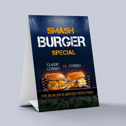 Smash Burger Marketing Materials Design by Zakaria cher