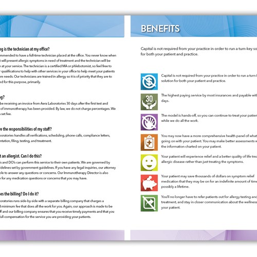 CREATE DESIGN FOR ALLERGY BOOKLET Design by AndrewDigger