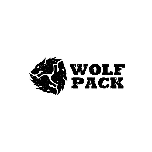 Wolf Pack logo design Design by hattori