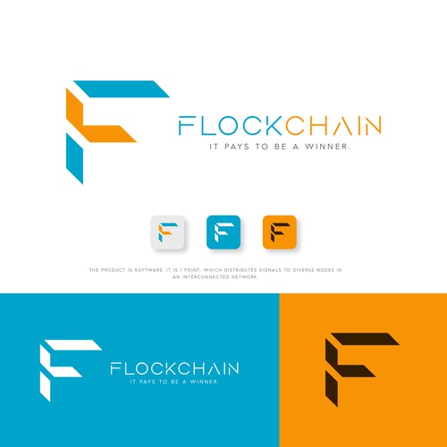 Minimalist logo with edges for software product Design von reiffal®