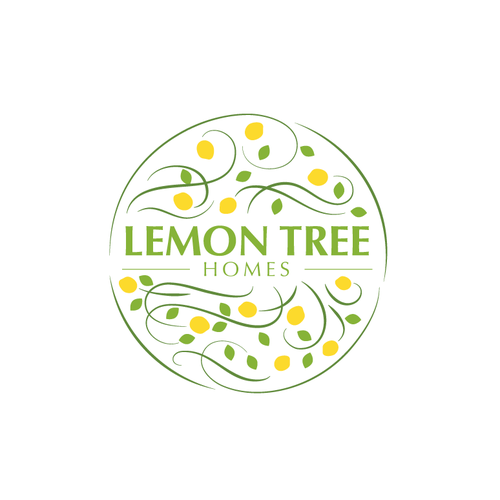 Lemon Tree Houses Logo Folegandros Island Resort in Greece! Design by NHawk