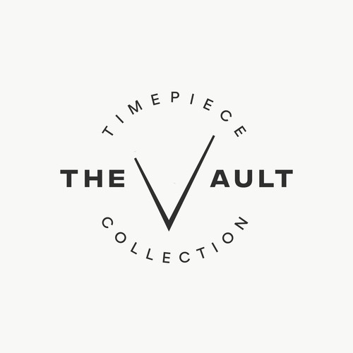 The Vault | Timepiece Collection Logo Contest Design by Kamrany