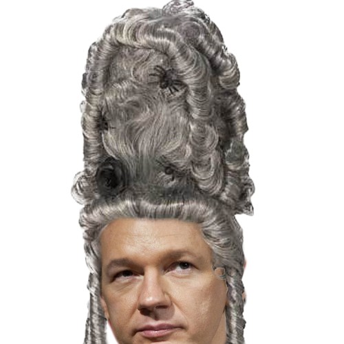 Design the next great hair style for Julian Assange (Wikileaks) Design por ceciliap