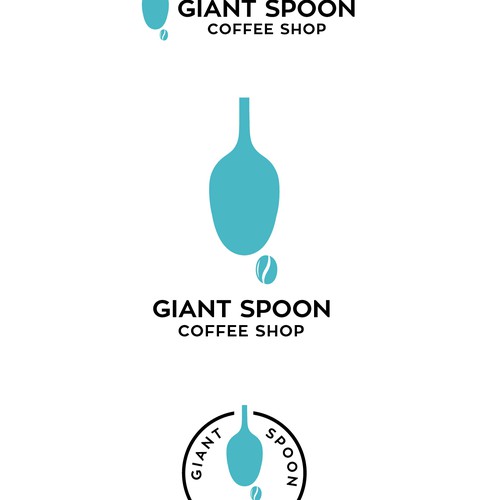 Design a logo for Giant Spoon, a coffee shop based in Santa Fe Design by Fortuna Design