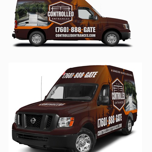 Eye Catching Van Wrap Design by Priyo