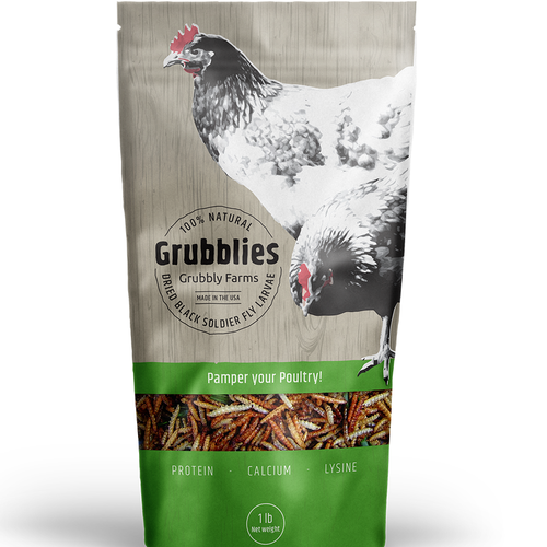 Awesome package needed for pet chicken treats! Design by markomavric