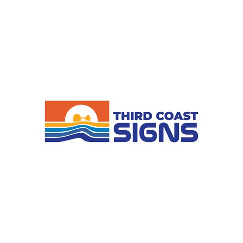 New vibrant business logo and branding for a sign making company serving Chicago Design by Azwar_Design®