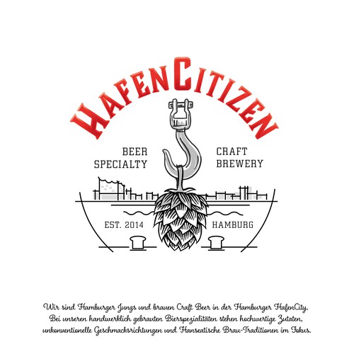 Craft beer brewery from Hamburg (Germany) needs a new identity! Diseño de Henning Bo