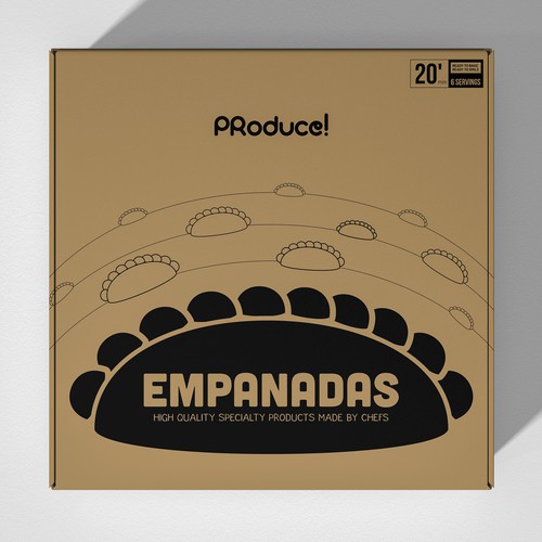 Empanada Box Design by Shreya007⭐
