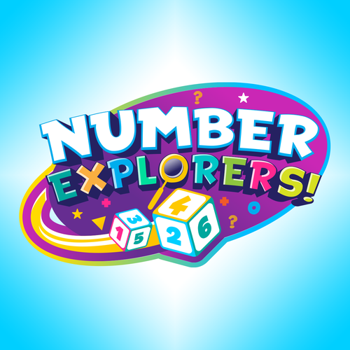 Number Explorers! Logo - Kids Educational Math Show Design by Night Hawk
