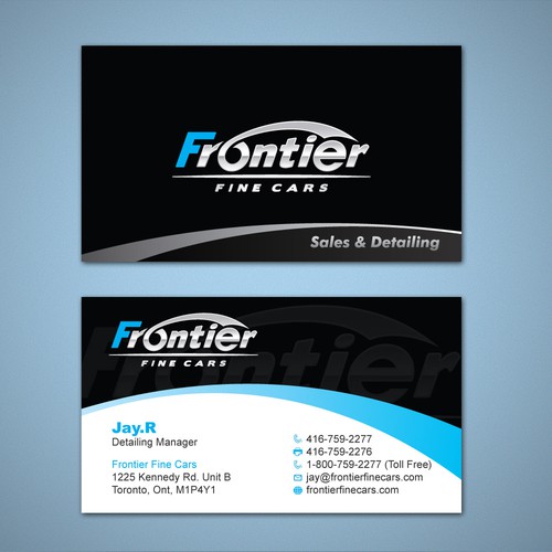 Create the next stationery for Frontier Fine Cars Ontwerp door Tcmenk