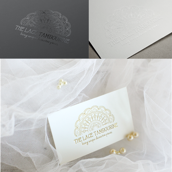 logo for The Lace Tambourine