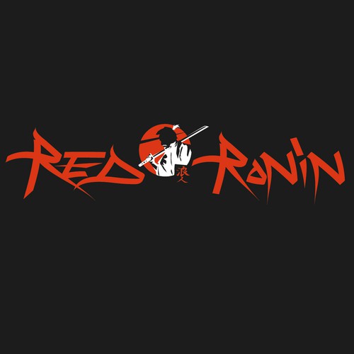 Anime-inspired logo for Red Ronin Design by Guido_Astolfi