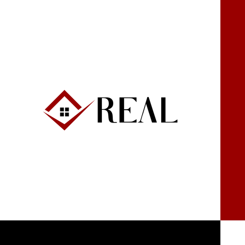 Logo for Real, project management consultancy in luxury real estate and construction Design by Zenius_