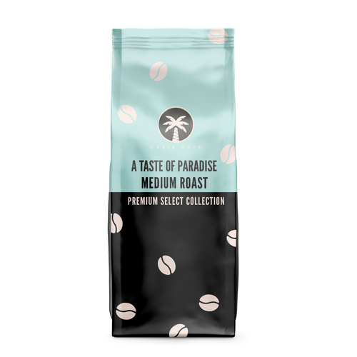 OASIS CAFE COFFEE BEAN PACKAGING DESIGN Design by VoiceDesign