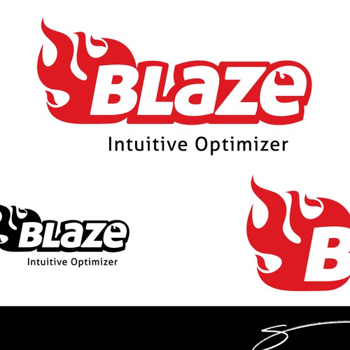 Blaze - Logo for hot new software startup Design by CDS