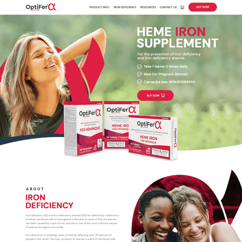 Designs | Website redesign of a pharmaceutical brand | Web page design ...