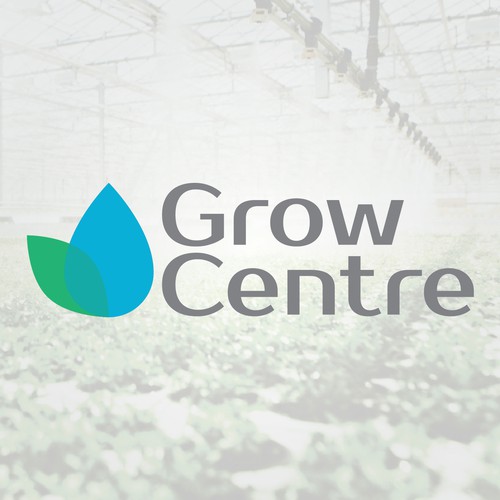 Logo design for Grow Centre Diseño de malarkin
