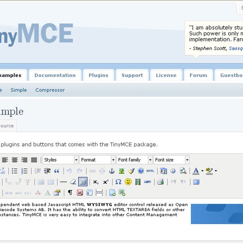 Logo for TinyMCE Website Ontwerp door AnaLemon